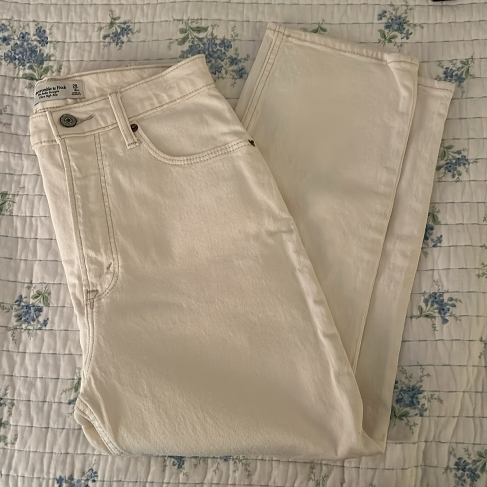 Abercrombie White Jeans - Curve Love